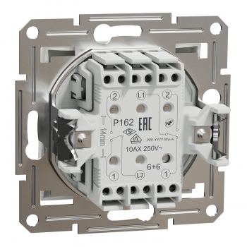 Schneider Asfora - Doppel Wechselschalter